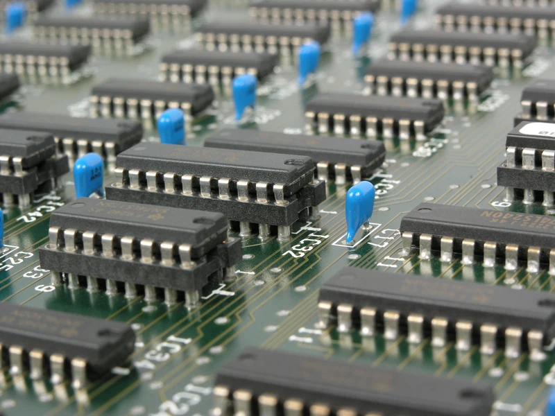 Printed circuit board and electronic components