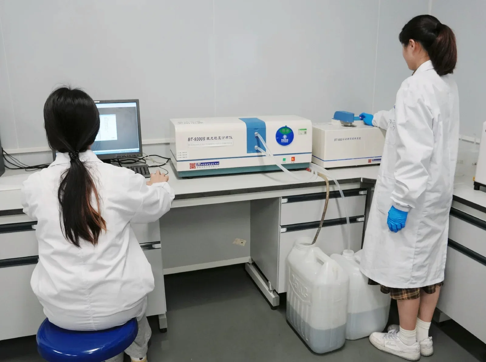 Particle-Size & Purity Lab — Advanced Materials & Electronic Materials factory tour, Ningbo Empire
