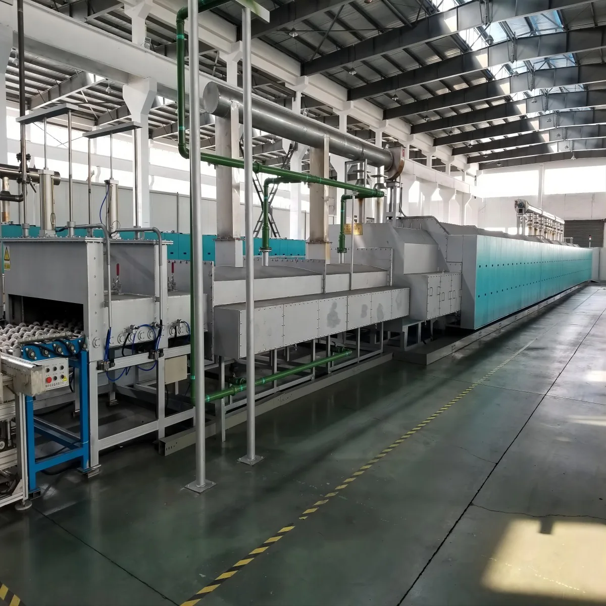 Continuous Sintering Kiln — Ferrite Magnets factory tour, China Empire