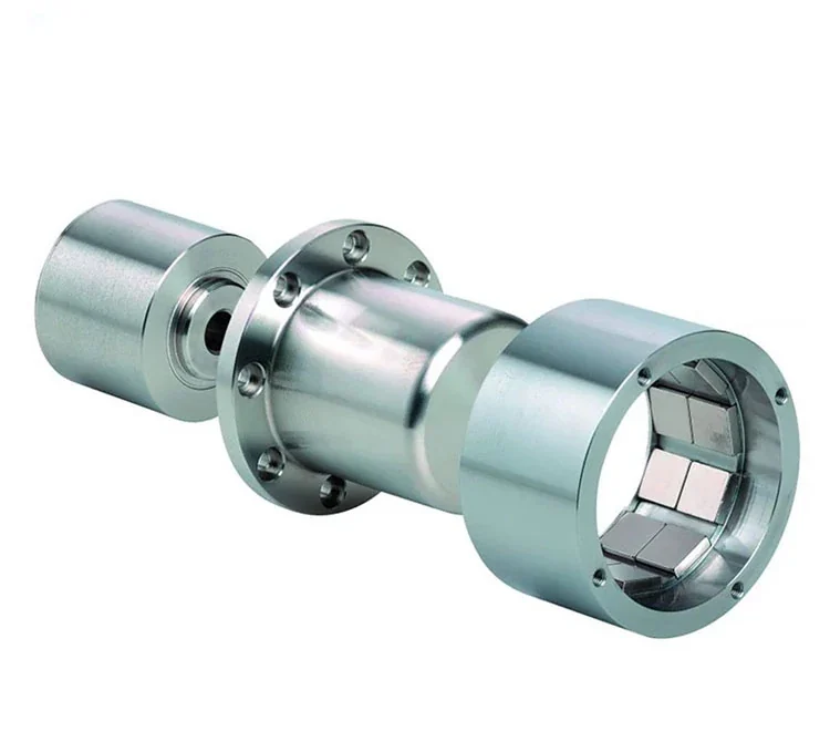 Separated magnetic coupling components