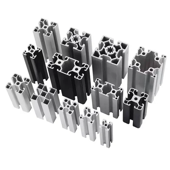 Representative anodized aluminum profile family