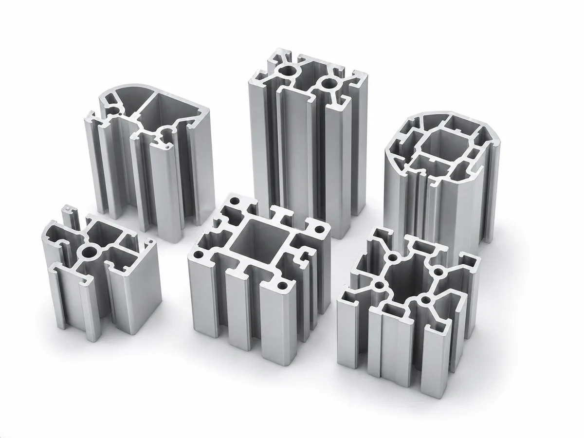 Representative range of complex custom aluminum profiles