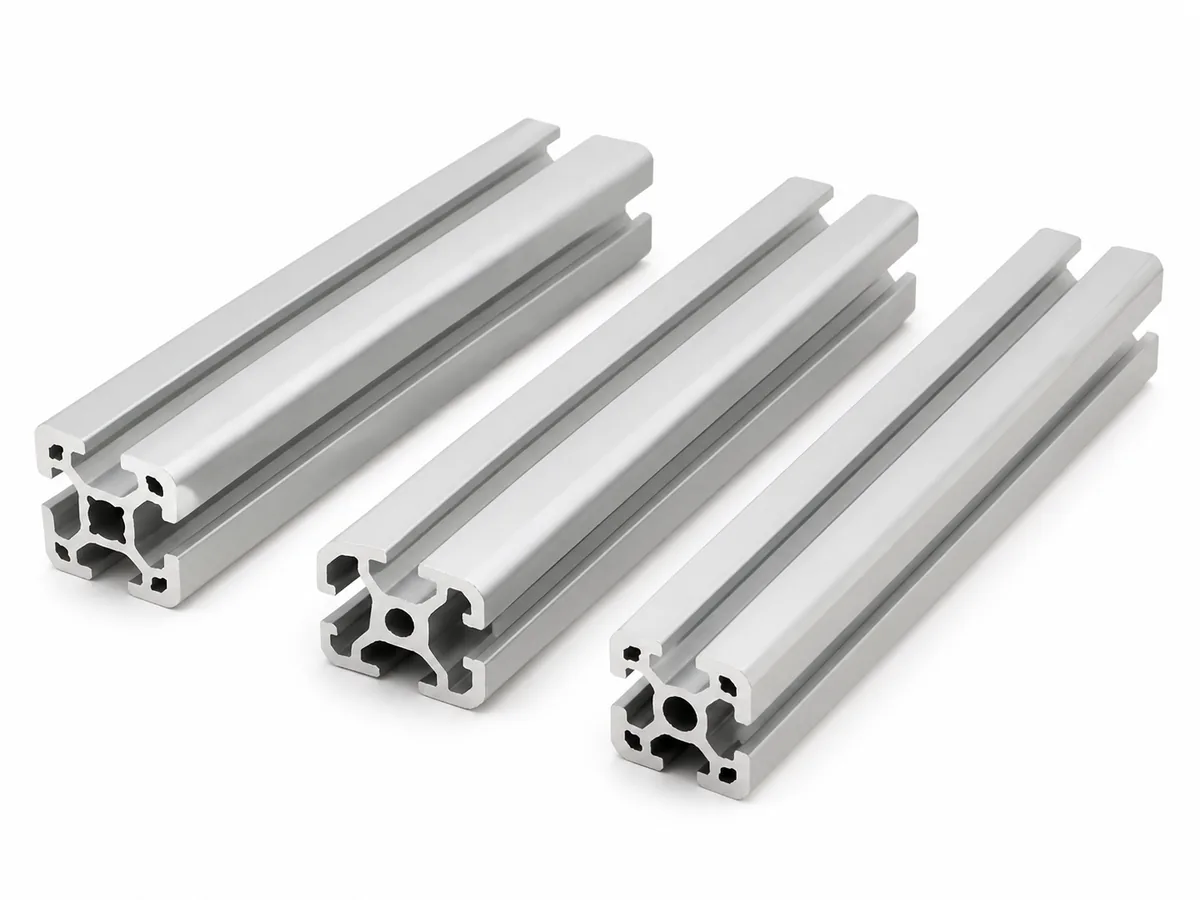 Representative industrial T-slot aluminum extrusion profile