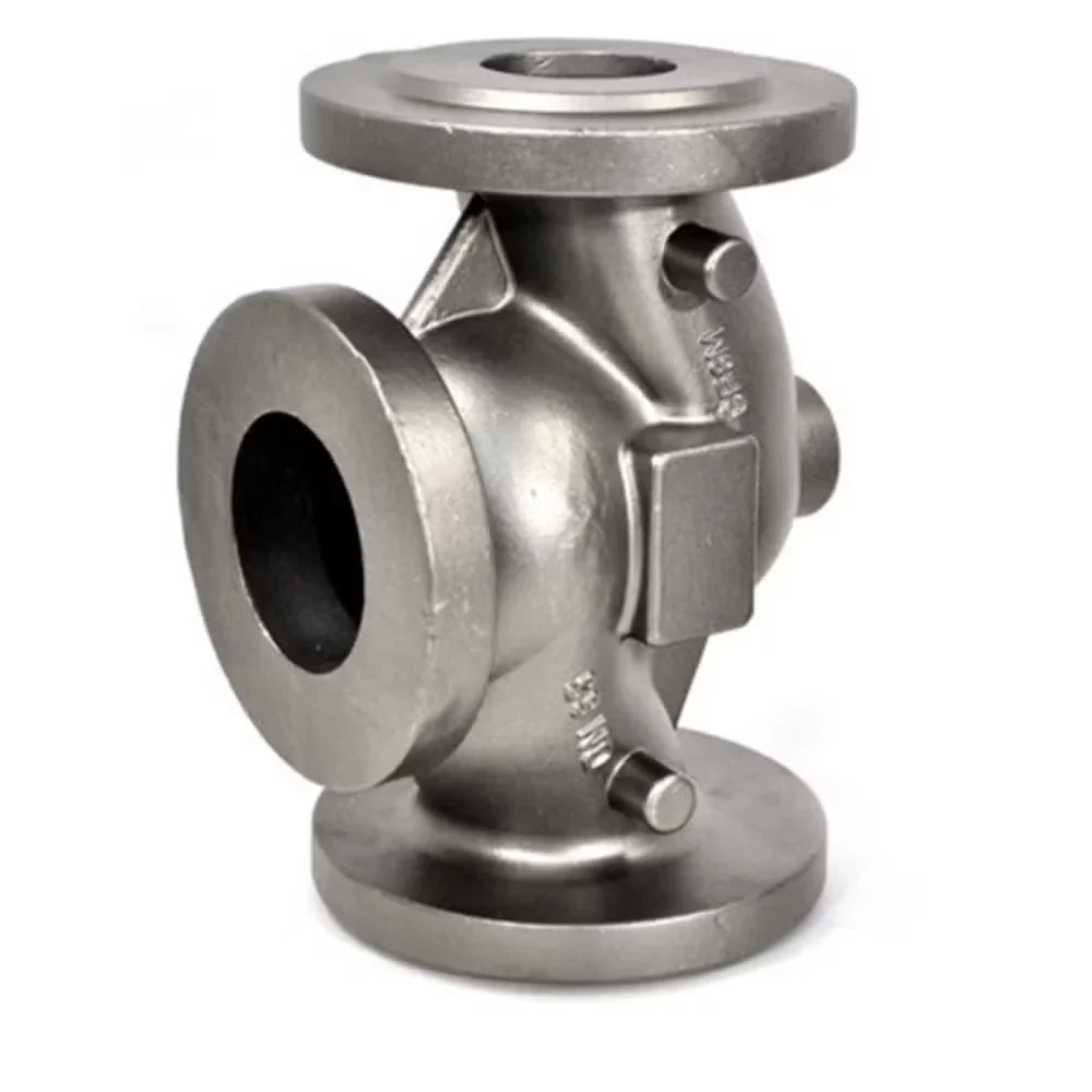Representative stainless steel investment-cast valve body