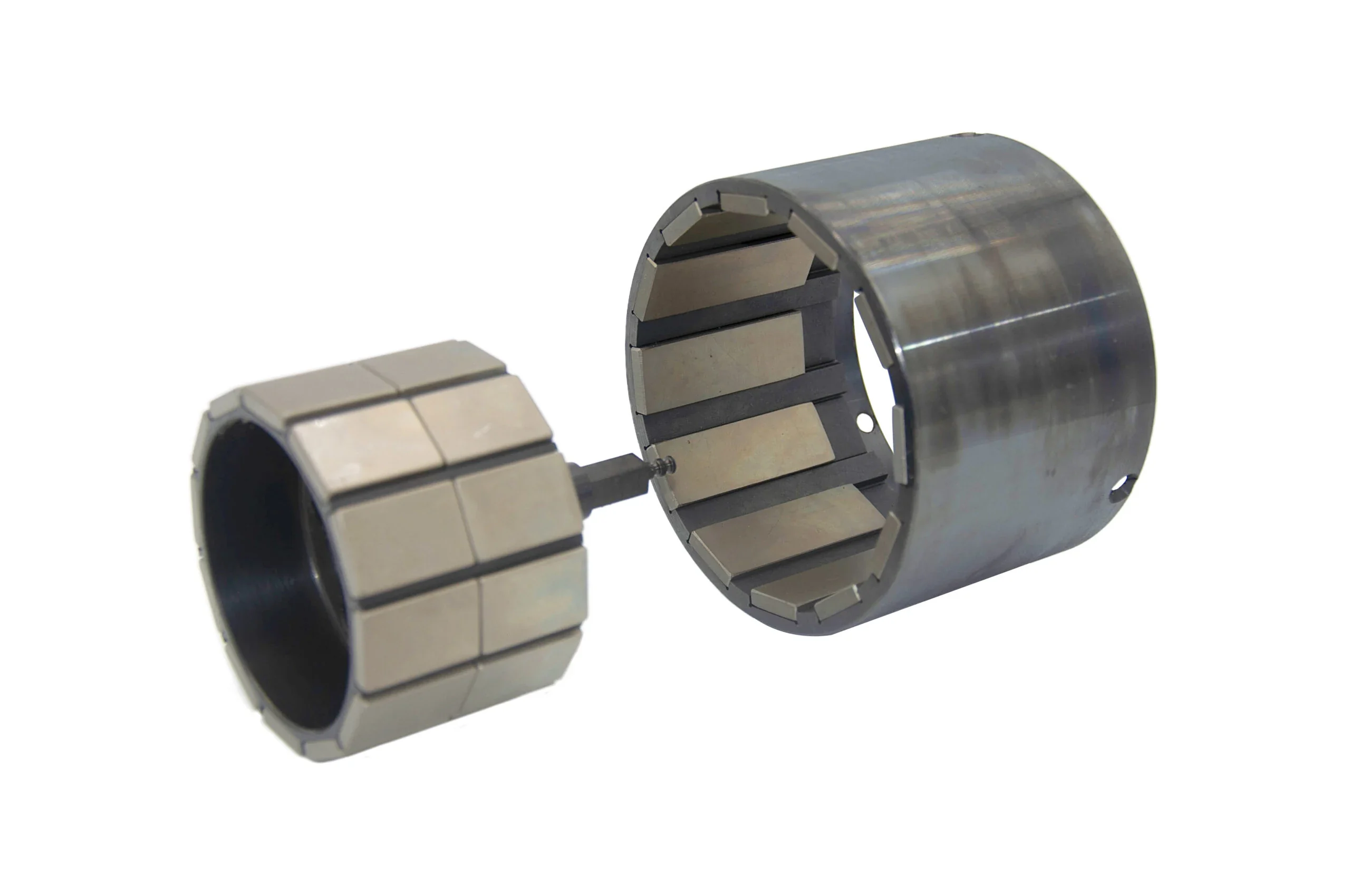 Magnetic coupling with visible internal magnets