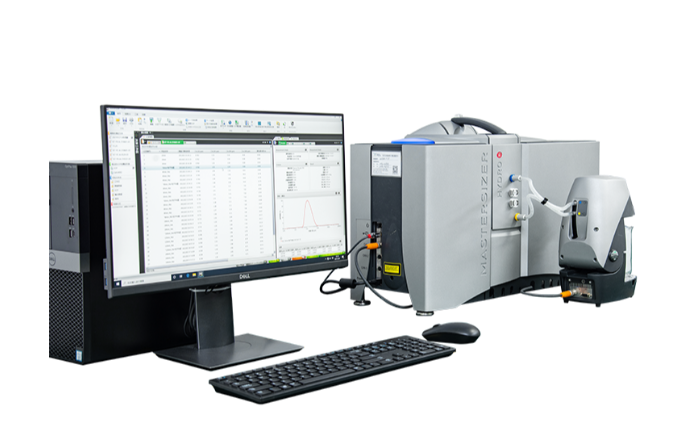 Laser particle size analyzer for LTCC powder