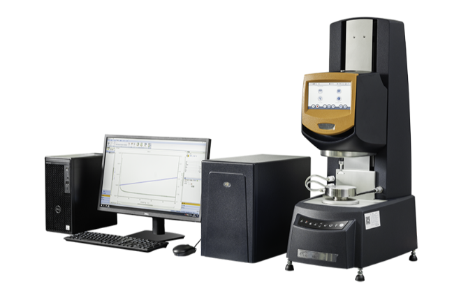 Rotational rheometer for LTCC slurry