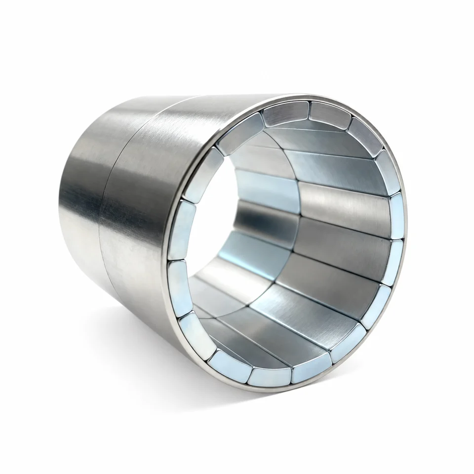 Compact segmented rotor assembly