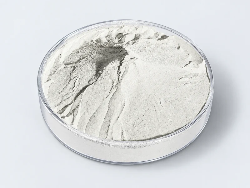 Dielectric ceramic powder in a sample dish