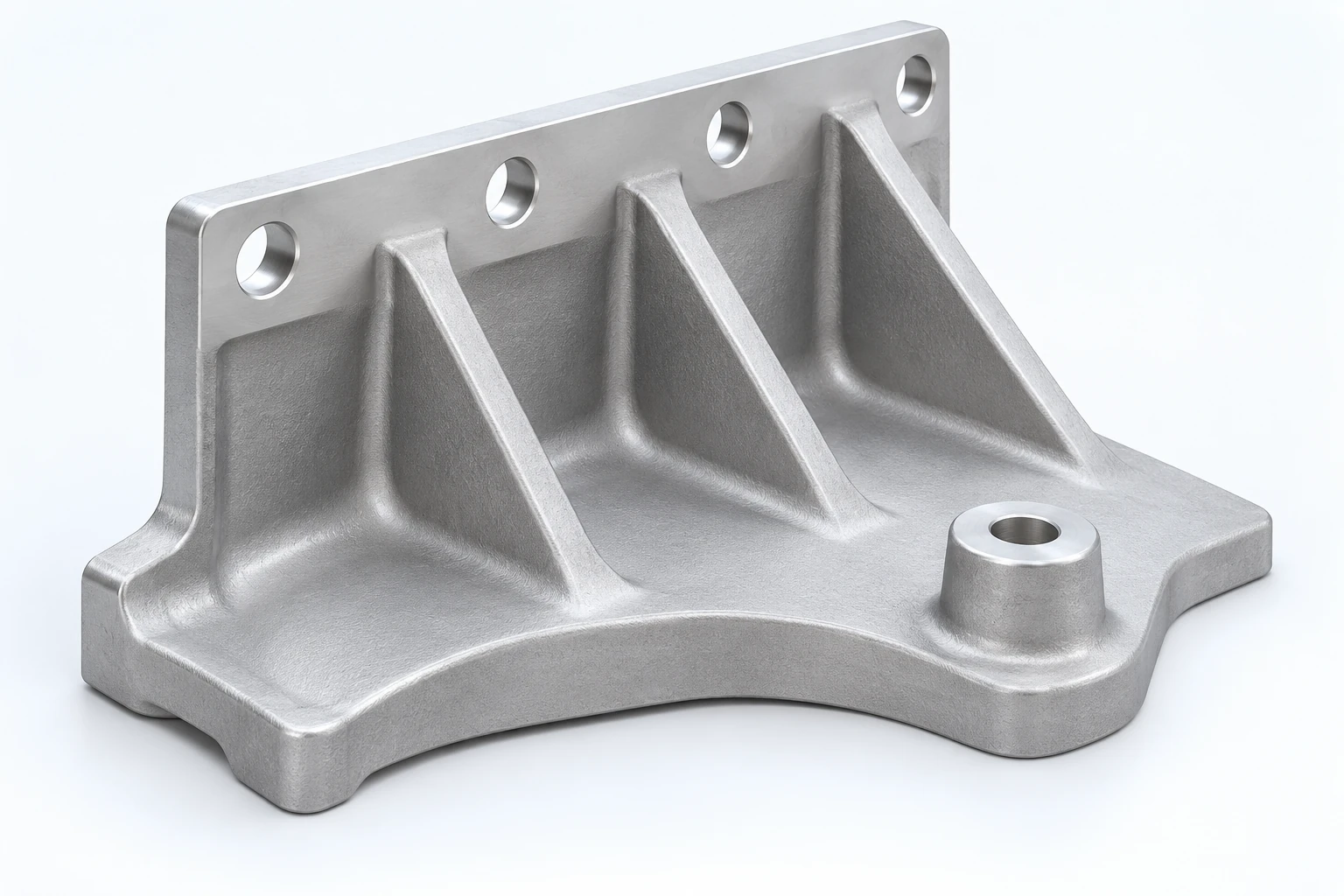 Joining flange and rib transition