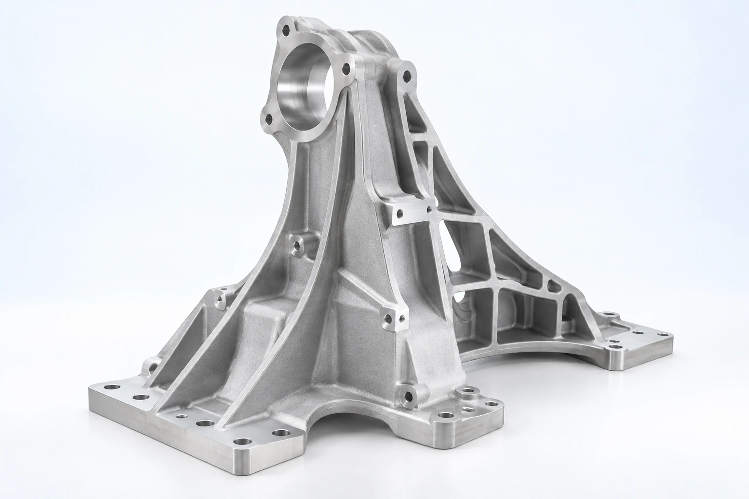 Ribbed structural tower form with joining flanges