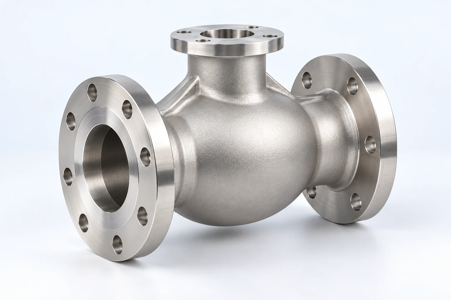 Flanged valve-body form