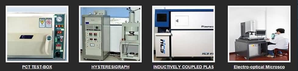 Magnetic property inspection station