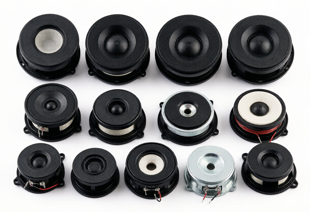 Loudspeaker drivers built with ferrite ring magnets
