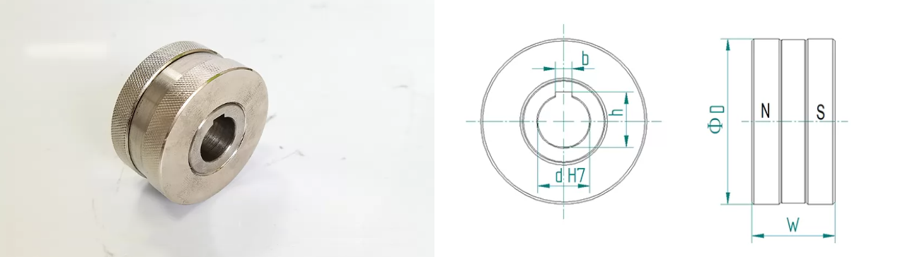 Round magnetic wheel specification