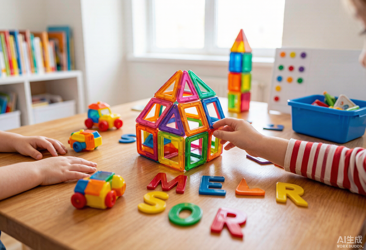 Magnetic educational toys and fridge magnets