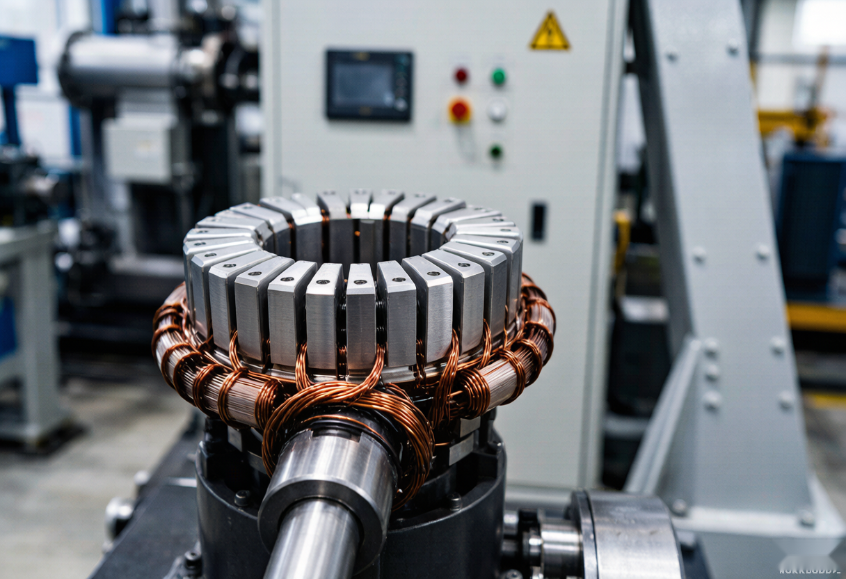 Direct-drive wind turbine generator using high-coercivity NdFeB magnets