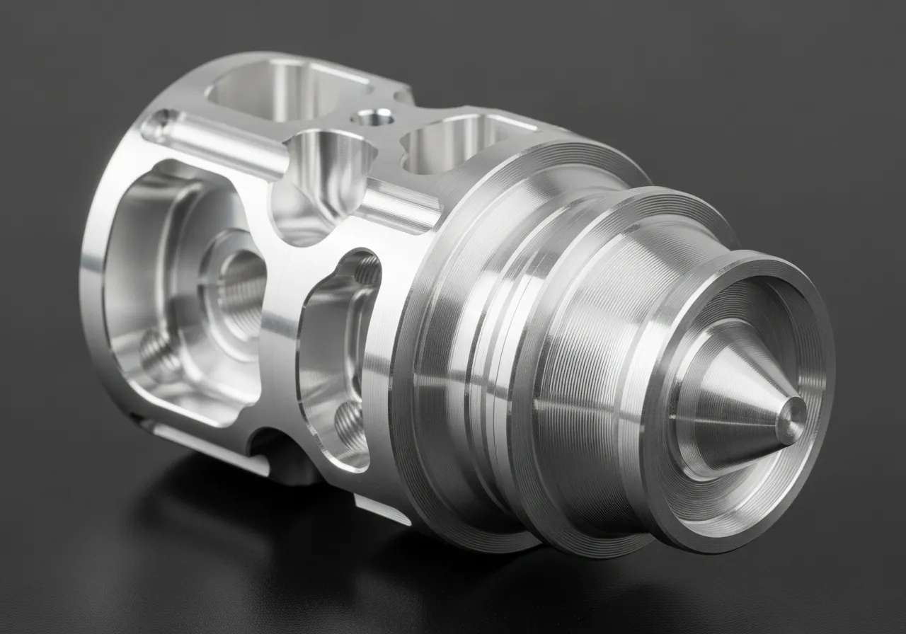 Representative precision machined aluminum production parts