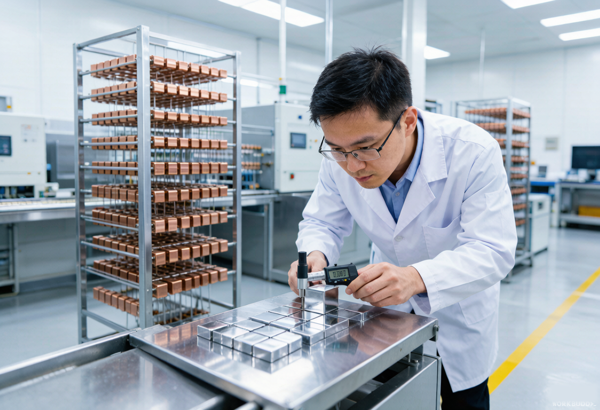 Coating line and final QC inspection of finished magnets