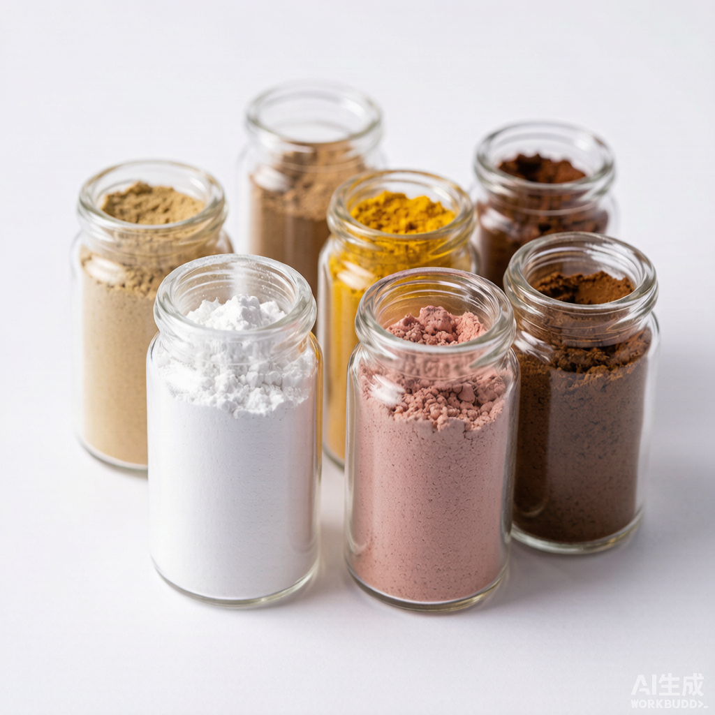 Rare earth oxides in glass jars: cerium, lanthanum, neodymium series