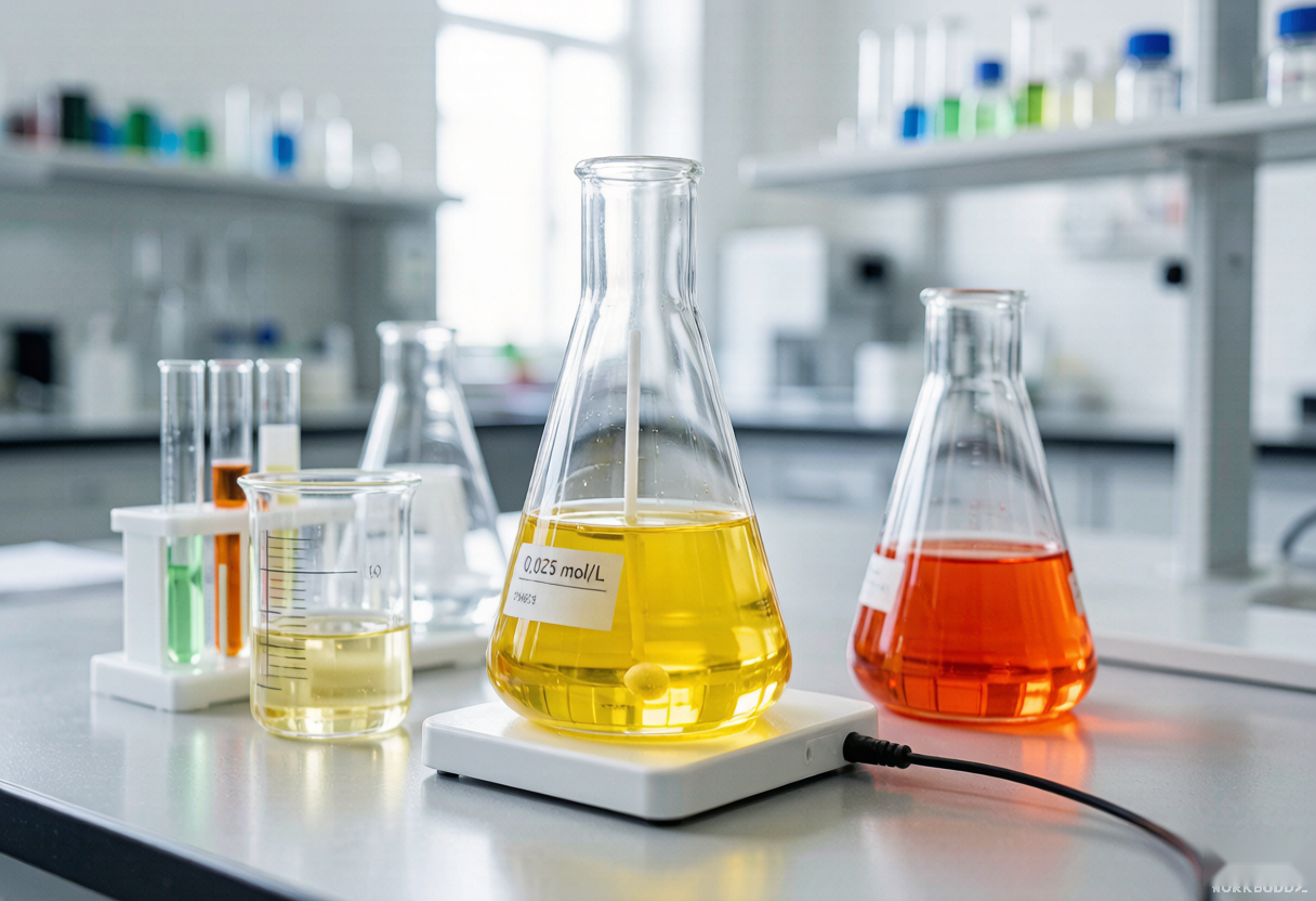 Chemical purity testing in our laboratory