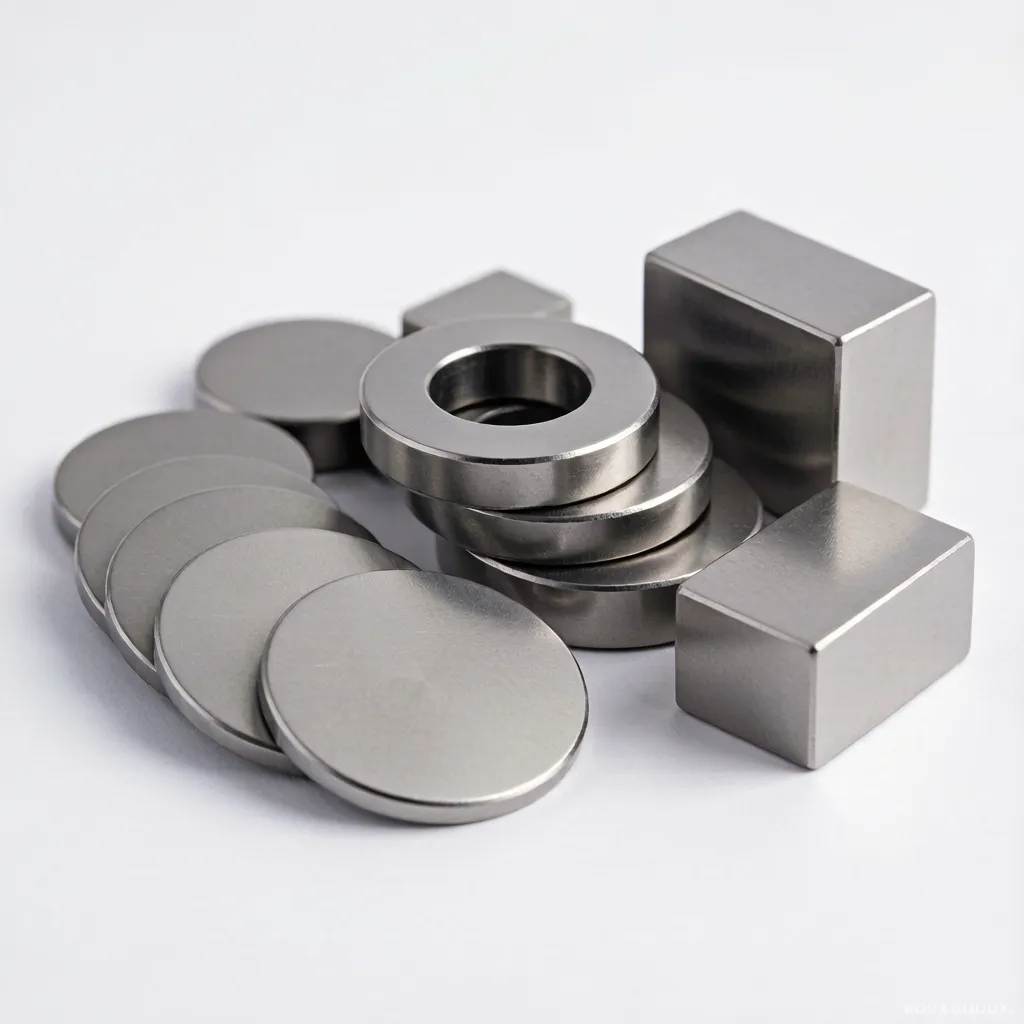 SmCo ring, disc and block material forms